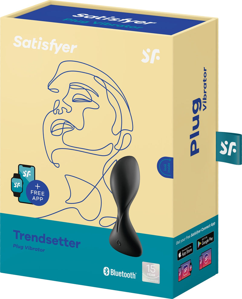 Satisfyer - Trendsetter - Vibrerende Plug met App Control - Zwart-laced-up.nl
