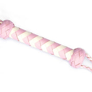 Liebe Seele - Fairy - Luxe Gevlochten Flogger - Cat-o-Nine Tails - Roze/Wit-Erotiekvoordeel.nl