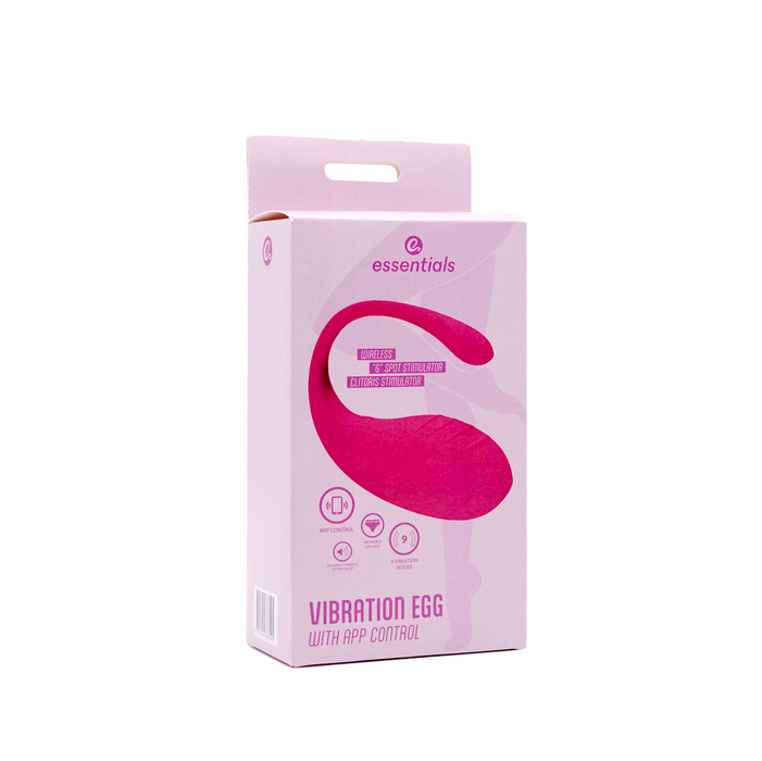 Essentials - Œuf vibrant avec application de contrôle - Rose