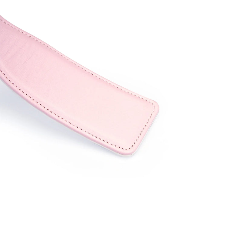Liebe Seele - Fairy - Luxe Lederen Paddle - Roze/Wit-Erotiekvoordeel.nl