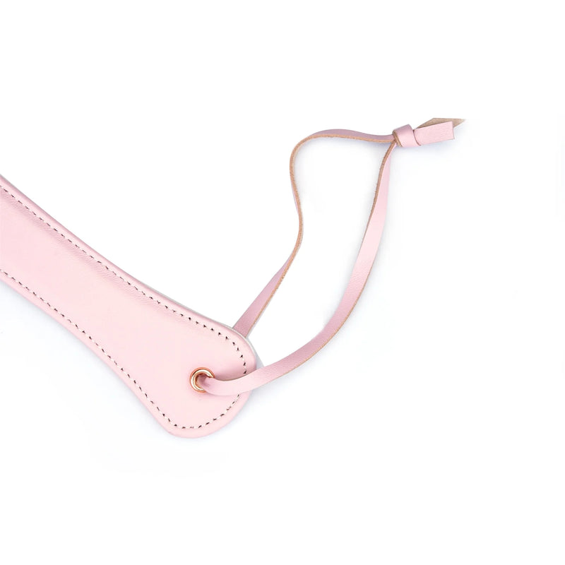 Liebe Seele - Fairy - Luxe Lederen Paddle - Roze/Wit-Erotiekvoordeel.nl