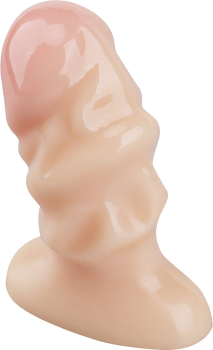 Being Fetish - PVC Dildo - 10 cm – Lichte Huidskleur
