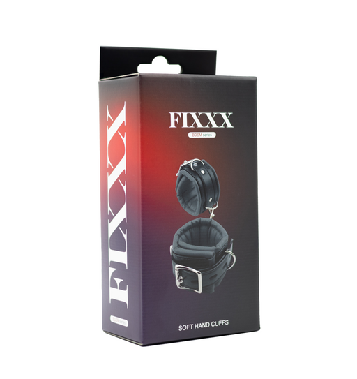 Fixxx - Soft Hand Cuffs Black-Erotiekvoordeel.nl