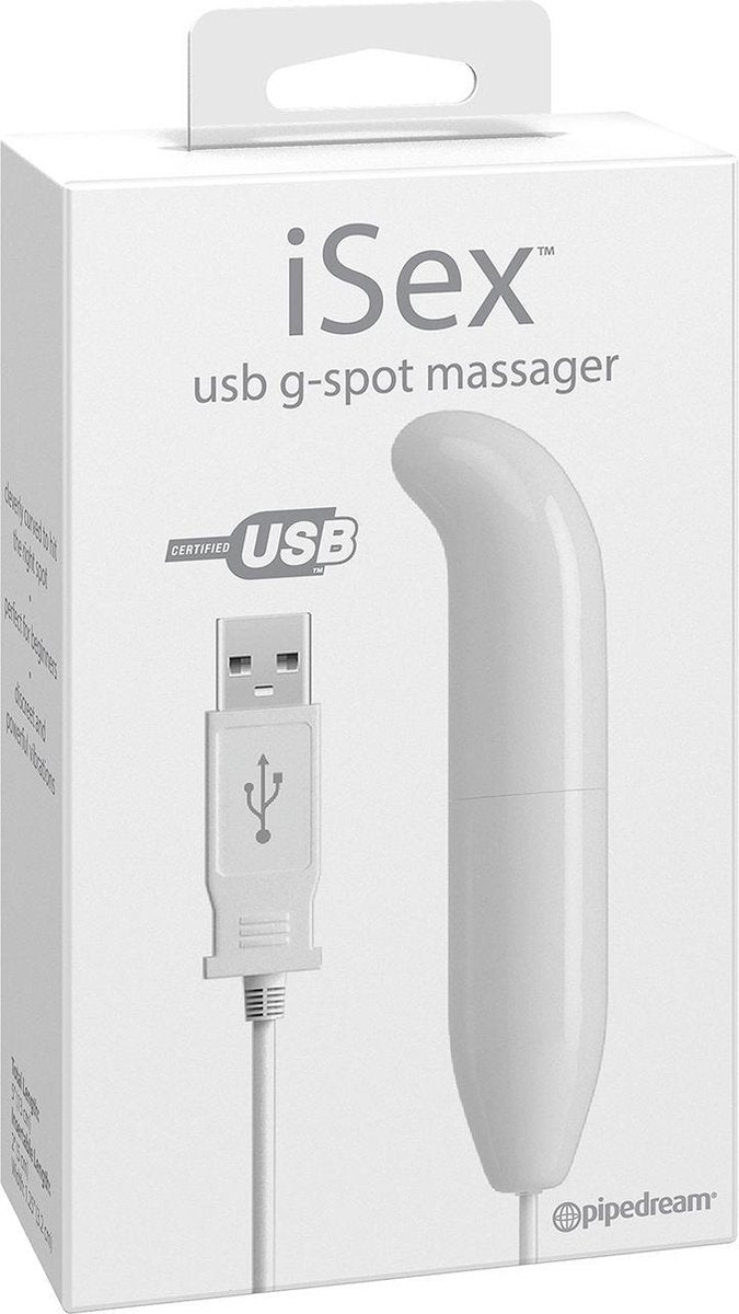 Pipedream - Vibrator - G Spot Vibrator - iSex USB G-spot Massager-Laced-up.nl