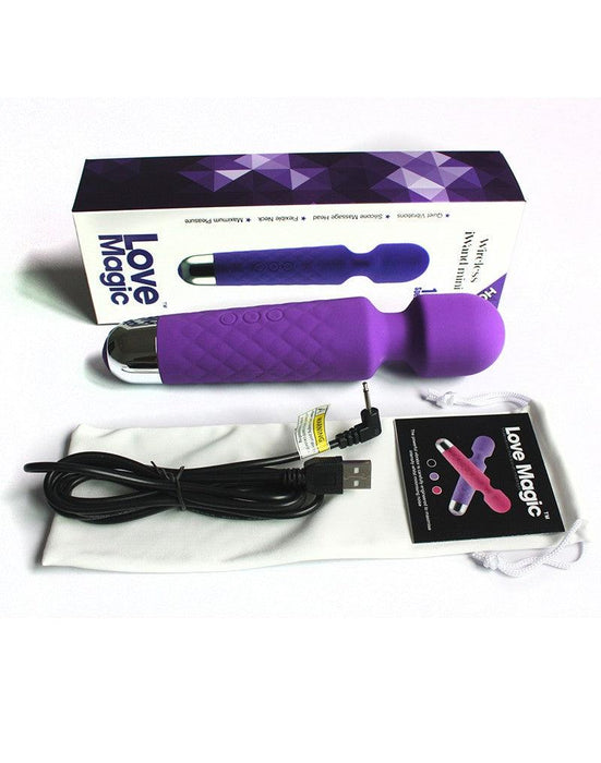 iWand Mini Wand Vibrator - Paars-Laced-up.nl