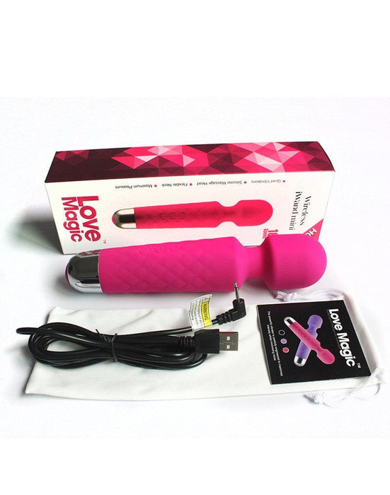 iWand Mini Wand Vibrator - Roze-Laced-up.nl