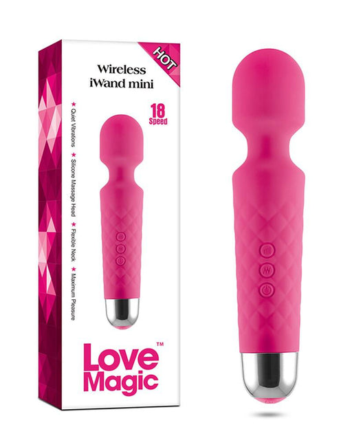 iWand Mini Wand Vibrator - Roze-Laced-up.nl