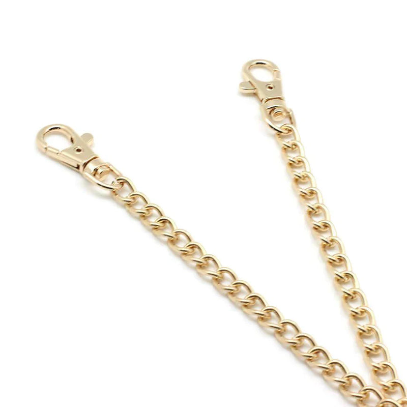 Liebe Seele – Verstellbare Bull Nose Nippelklemmen mit Kette – Gold