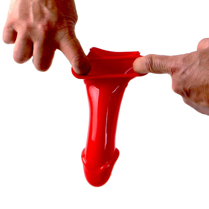 ZiZi - Megamen Bite - Penis Sleeve - Zwart-Erotiekvoordeel.nl