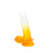 Kiotos Cox Color - Gekleurde Dildo 07 - 18 x 4 cm - Transparant/Geel-Laced-up.nl