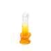 Kiotos Cox Color - Gekleurde Dildo 07 - 18 x 4 cm - Transparant/Geel-Laced-up.nl