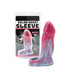 Kiotos Monstar 03 - Penis Sleeve - Penisverlenging - Met Ball Stretcher Opening - Siliconen - Roze Blauw-Laced-up.nl