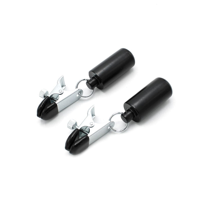 Kiotos - Tepelklemmen - Verstelbare Knijpklemmen met Gewichten van 2 x 100 gram - RVS-Laced-up.nl