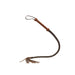Liebe Seele - The Equestrian Leather Single Tail Whip - Leren Bull Whip-Laced-up.nl