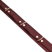 Liebe Seele - Wine Red - Leren Dijboeien Met Rosé Gouden hardware (2 maten beschikbaar) - exclusief En Luxe-Laced-up.nl