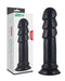 LoveToy - Anal Ripples - King Size Anaal Dildo - Zwart-Laced-up.nl
