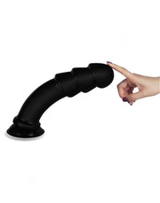 LoveToy - Anal Ripples - King Size Anaal Dildo - Zwart-Laced-up.nl