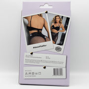 Snapshot - #goodforyou - Visnet Rokje en Topje met Strass Steentjes - One Size - Zwart-laced-up.nl
