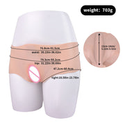 Kiotos - Siliconen Bodysuit - Vrouwelijk Onderlichaam met Vagina-laced-up.nl