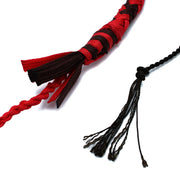 Kiotos - Nylon Bullwhip - Zwart/Rood - 270 cm-laced-up.nl