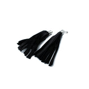 Kiotos - Zwart Lederen Mini Flogger Zweep Hangers-laced-up.nl