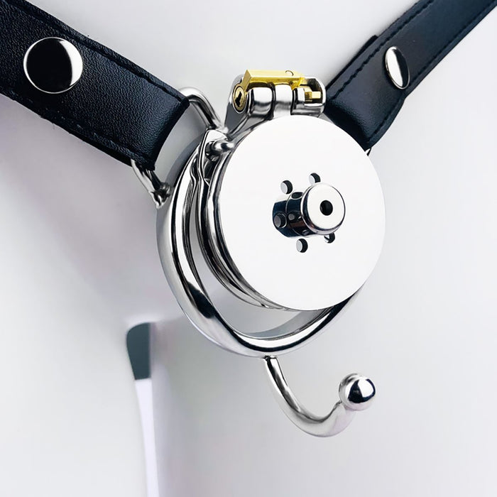 Kiotos - Platte Peniskooi met Tailleriem - Kuisheidsgordel - Forced Feminization-laced-up.nl