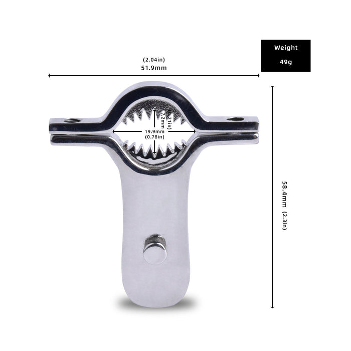 Kiotos - Open BH met Roestvrijstalen Verstelbare Tepelklemmen en Belletjes-Erotiekvoordeel.nl