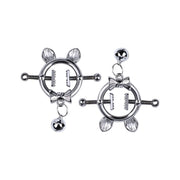 Kiotos - Kittenoortjes met Strik en Belletje - Tepelklemmen met ketting-laced-up.nl
