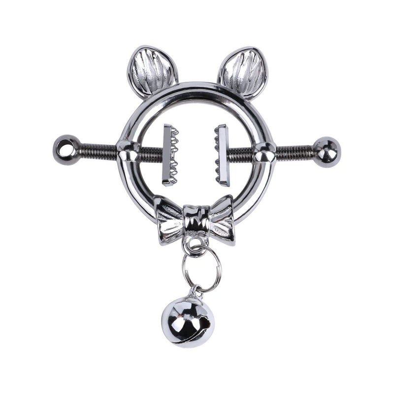 Kiotos - Kittenoortjes met Strik en Belletje - Tepelklemmen met ketting-laced-up.nl