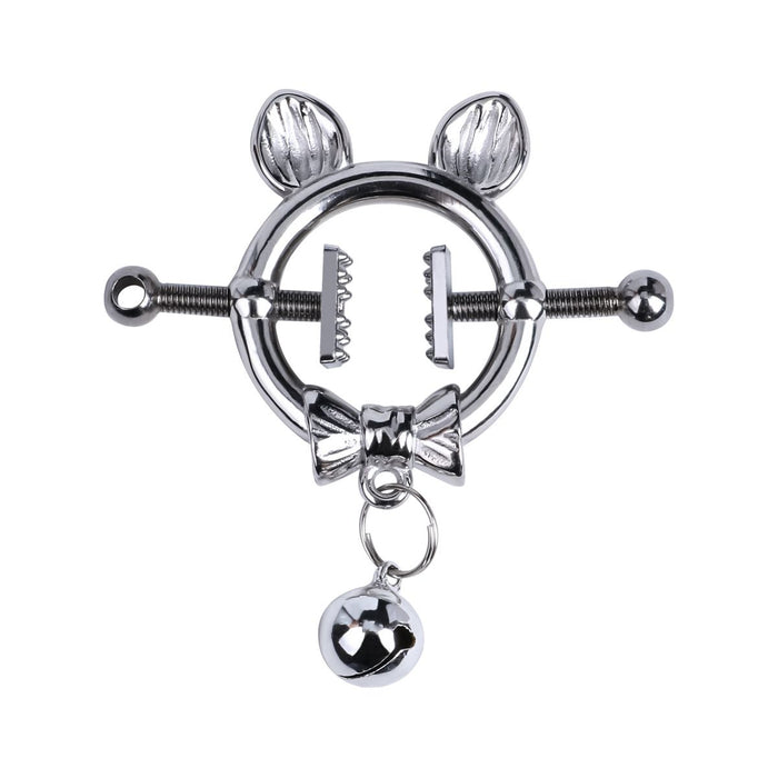 Kiotos - Kittenoortjes met Strik en Belletje - Tepelklemmen met ketting-Erotiekvoordeel.nl