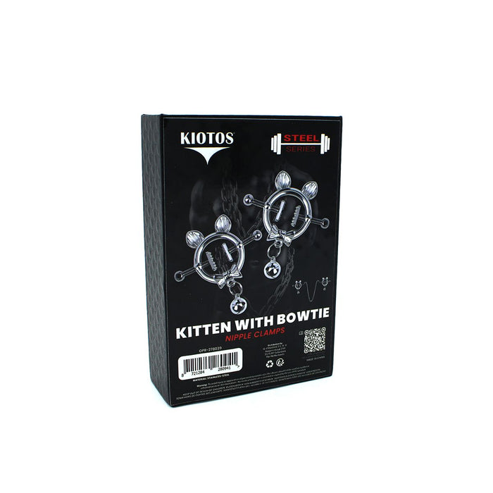 Kiotos - Kittenoortjes met Strik en Belletje - Tepelklemmen met ketting-Erotiekvoordeel.nl