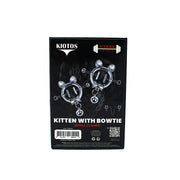 Kiotos - Kittenoortjes met Strik en Belletje - Tepelklemmen met ketting-laced-up.nl