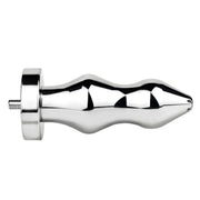 Kiotos - Holle Penisplug - Holle Dilator - Met Holle Geribbelde Buttplug - Ass Lock - RVS-laced-up.nl