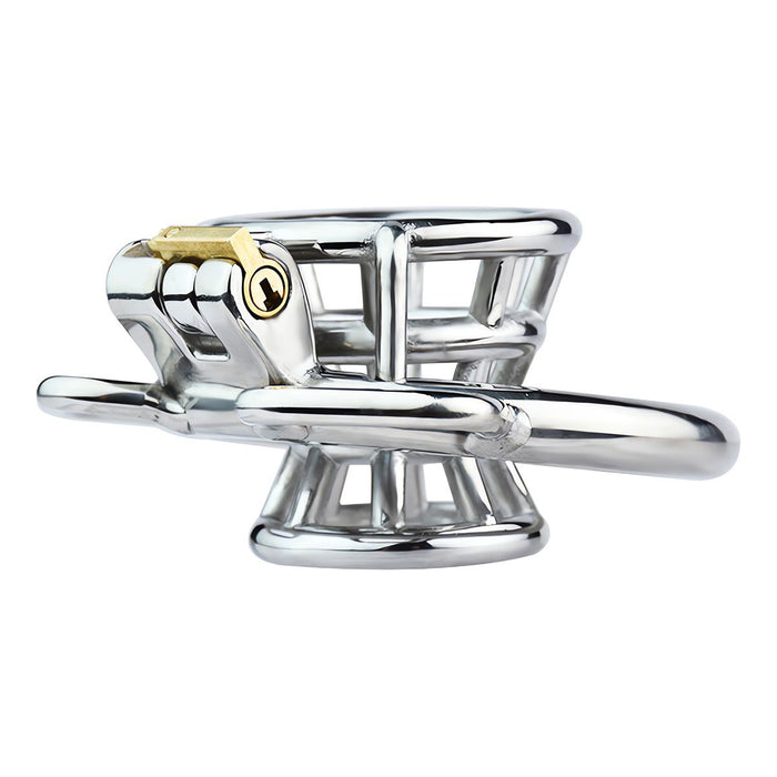 Kiotos - Kuisheidsgordel - Cone-vormige Kuisheidskooi met tailleriem - Zwart-Erotiekvoordeel.nl