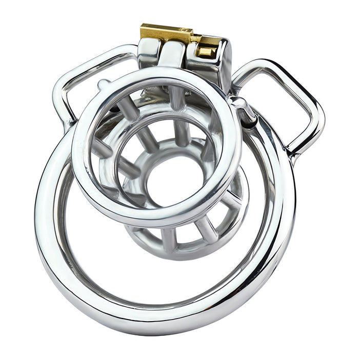 Kiotos - Kuisheidsgordel - Cone-vormige Kuisheidskooi met tailleriem - Zwart-Erotiekvoordeel.nl