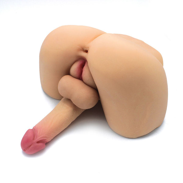 Kiotos - Ladyboy Masturbator Penis, Pussy & Ass - Nr. 16 - TPE - Lichte Huidskleur-Erotiekvoordeel.nl