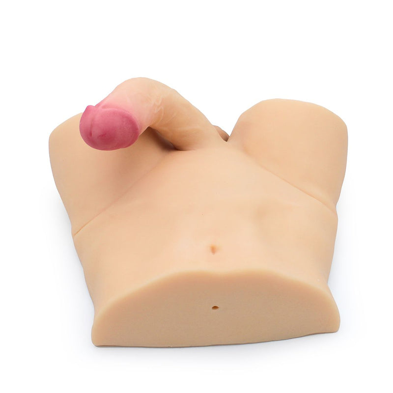 Kiotos - Masturbator Plus Dildo - Nr. 22 - TPE - Lichte Huidskleur-laced-up.nl