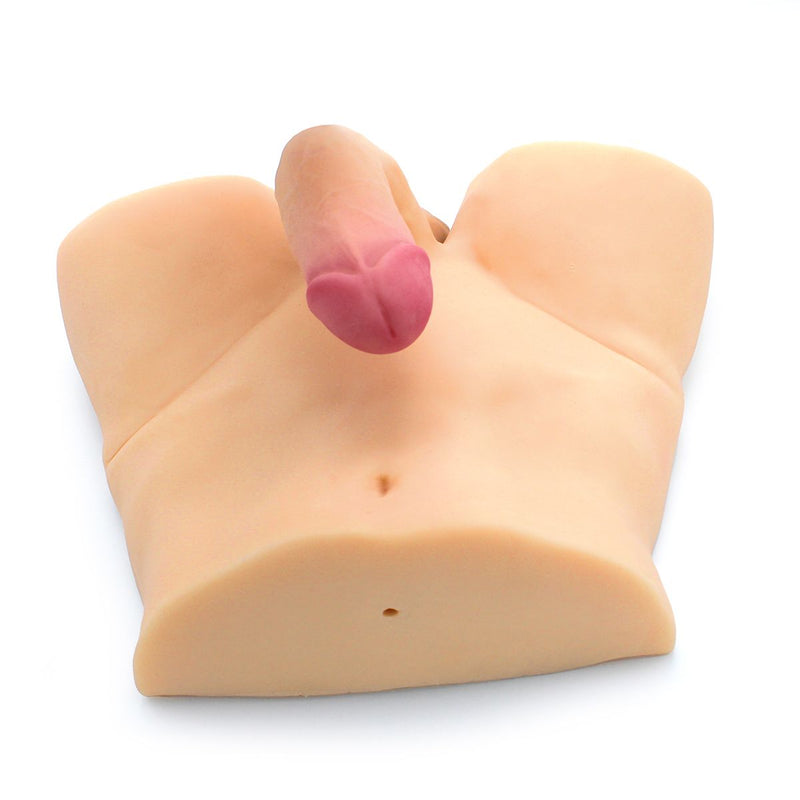 Kiotos - Masturbator Plus Dildo - Nr. 22 - TPE - Lichte Huidskleur-laced-up.nl