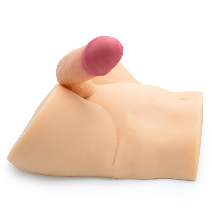 Kiotos - Masturbator Plus Dildo - Nr. 22 - TPE - Lichte Huidskleur-Erotiekvoordeel.nl