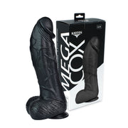 Kiotos Cox Mega Dildo Nr. 6 - 28 x 7,4 cm - Zwart-laced-up.nl