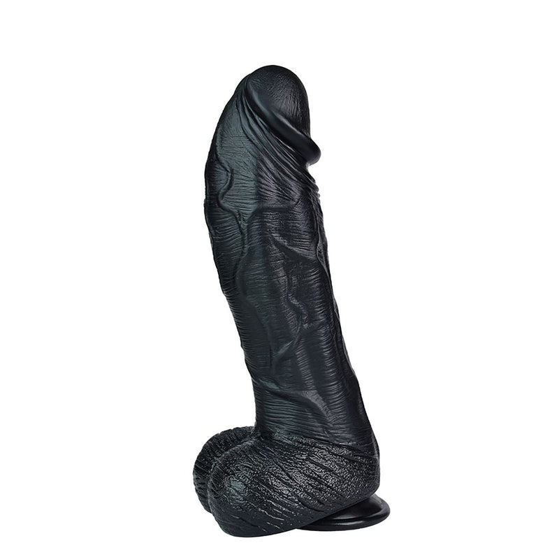 Kiotos Cox Mega Dildo Nr. 6 - 28 x 7,4 cm - Zwart-laced-up.nl