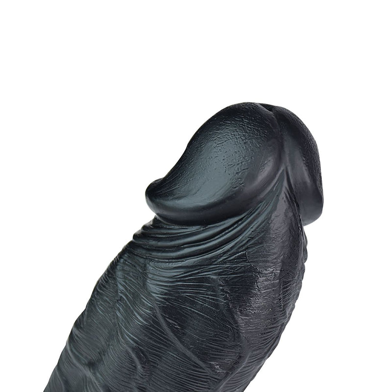 Kiotos Cox Mega Dildo Nr. 6 - 28 x 7,4 cm - Zwart-laced-up.nl