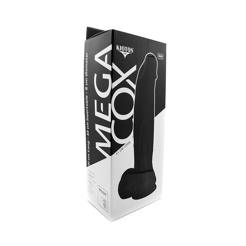 Kiotos Cox Mega Dildo Nr. 8 - 41 x 8 cm - Zwart-laced-up.nl