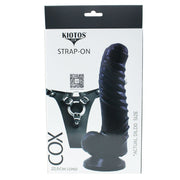 Kiotos COX - Strap-On Set with Monstar Dildo Yeti - Zwart-Erotiekvoordeel.nl