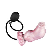 Kiotos Monstar - Deviant - Opblaasbare Dildo Nr. 92 - Roze/Wit-laced-up.nl