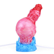 Kiotos Monstar - Blow Cum Cock - Opblaasbare Spuitende Dildo - Rood/Roze/Blauw-laced-up.nl