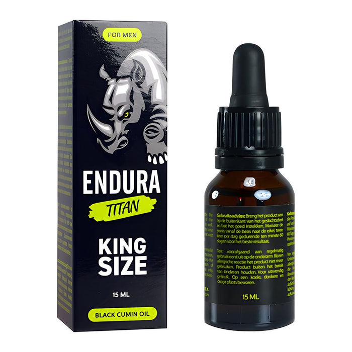 Endura Titan Cumin Oil - King Size - Grotere Erecties-Erotiekvoordeel.nl