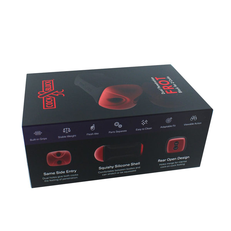 CockBlock FROT Massager - Penetratie Massager voor man/man koppels-laced-up.nl