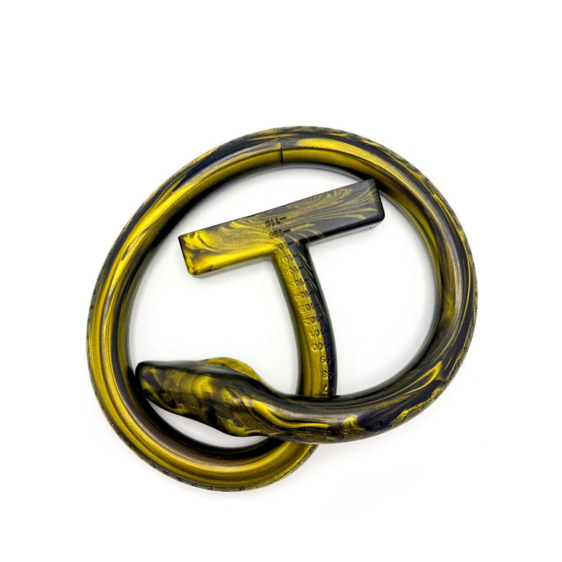 Kiotos - Monstar Cox Snakemaster - Lange Anaal Dildo - Zwart/Goud-laced-up.nl