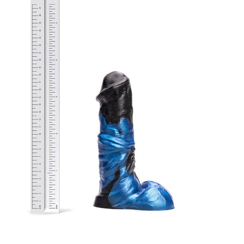 Kiotos Revolt - Dildo Fantasie - Blue Wave - 01 - Medium - 18 x 5,5 cm-laced-up.nl
